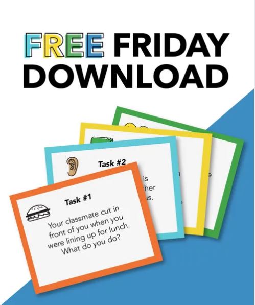 SEL TASK CARDS-Free Friday Download